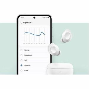 Samsung Galaxy Buds FE True Wireless Earbud Stereo Earset - Mystic White - Bixby - Binaural - In-ear - Bluetooth - Noise C