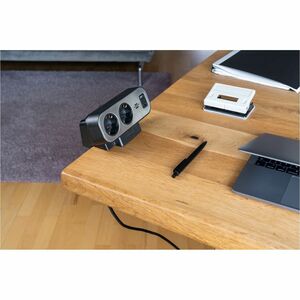 Brennenstuhl Steckdosenleiste - Winkelsteckverbinder - 2 x Wechselstrom - 2 m Kabel - 230 V AC Voltage - 3,68 kW - Desktop