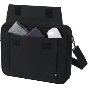 Dicota Eco Carrying Case for 33 cm (13") to 35.8 cm (14.1") Notebook - Black - 300D Polyethylene Terephthalate (PET) Body 