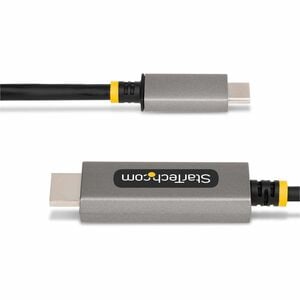 StarTech.com 10ft (3m) USB-C to HDMI Adapter Cable, 8K 60Hz, 4K 144Hz, HDR10, USB Type-C to HDMI 2.1 Converter, USB-C/USB4