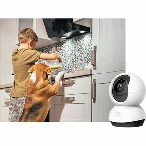 Tapo TC72 2K Network Camera - 9.14 m Infrared Night Vision - H.264 - 2560 x 1440 - 4 mm Fixed Lens - 30 fps - CMOS - Wi-Fi