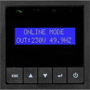 Eaton 9E3000IR Double Conversion Online UPS - 3 kVA/2.70 kW - 2U Rack-mountable - 230 V AC Input - 240 V AC, 220 V AC Outp