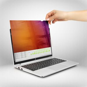 StarTech.com 15,6 Zoll 16:9 Laptop Blickschutzfolie, Doppelseitiger Laptop Goldfilter mit Höhem Sichtschutz, Blaulichtfilt