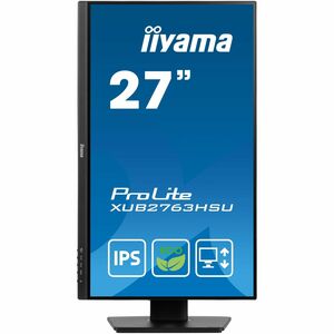 Moniteur LED iiyama ProLite XUB2763HSU-B1 27" Class Full HD - 16:9 - Noir mat - 68,6 cm (27") Viewable - Technologie IPS -