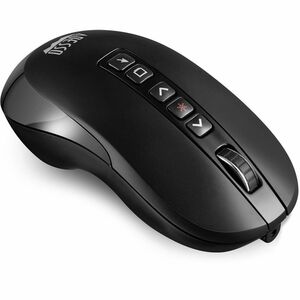 Adesso Air Mouse Wireless Multifunctional Presenter Mouse - Travel Mouse - Laser - Wireless - 100 ft - Radio Frequency - 2