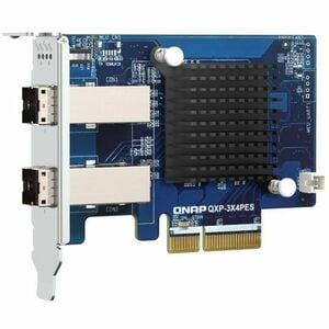 QNAP QXP-3X4PES PCIe Host Bus Adapter - Plug-in Card - PCI Express 3.0 x4 - 32 Gbit/s