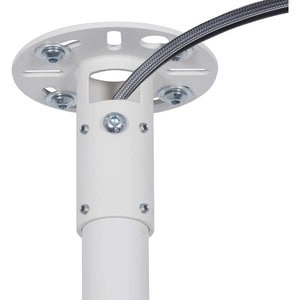 B-Tech Ceiling Mount for CCTV Camera - White - 75 kg Load Capacity - Steel