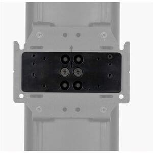 ProInstall Mounting Plate for Video Bar, Mounting Collar, Mounting Arm, Video Conferencing Camera - Black - 3 kg Load Capa
