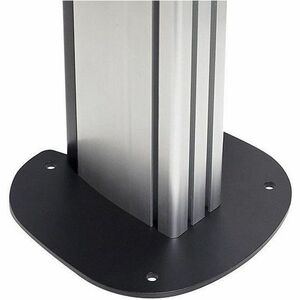 B-Tech System X Mounting Base for Mounting Column, Video Wall - Black - 200 kg Load Capacity - Steel