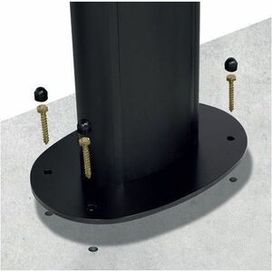Mode-AL Mounting Base for Mounting Column, Video Wall - Black - 70 kg Load Capacity - Steel