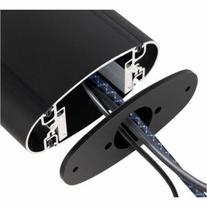 B-Tech Mounting Plate for Video Wall, A/V Equipment - Black - 70 kg Load Capacity - Steel