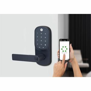 Yale Assure Lever YRL226HKMBK Smart Lock - Black - Bluetooth - ZigBee - Z-Wave - Matte Black