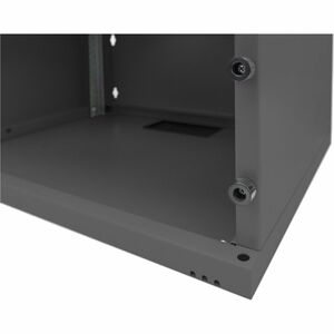 Digitus 4U Wall Mountable Enclosed Cabinet Rack Cabinet for Networking270 mm Rack Depth - Black - Glass, Sheet Steel - 60 