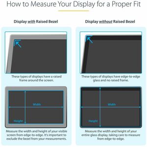 StarTech.com 2461G-PRIVACY-SCREEN. Maximaler Bildschirmdurchmesser: 61 cm (24"). Seitenverhältnis: 16:10. Suitable for: Mo