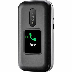 Doro 2880 17 MB Feature Phone - 7,1 cm (2,8 Zoll) Flexibler faltbarer Bildschirm QVGA 320 x 240 - 4G - Schwarzweiß - Flip 