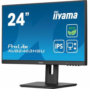 iiyama ProLite XUB2463HSU-B1 24 Zoll Class Full HD LED-Monitor - 16:9 Format - Mattschwarz - 60,5 cm (23,8 Zoll) Viewable 