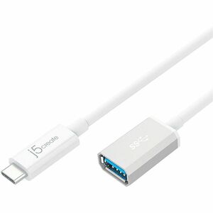 j5create JUCX05 Datentransferadapter - 1 - Weiß, Silber