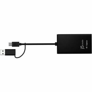 j5create JVA11-N Videoaufnahmegerät - Schwarz - Funktionen: Videoaufnahme, Videospiel-Aufnahme, Videospiel-Streaming - 216