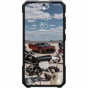 Urban Armor Gear Monarch Rugged Case for Samsung Galaxy S24 Smartphone - Carbon Fiber - Impact Resistant, Anti-slip, Scrat