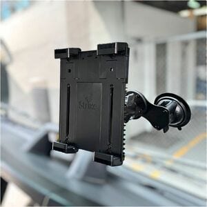 Strike Alpha Universal Spring Loaded Tablet Holder - High Strength Composite - Rugged, Durable, Rubber Grip - 1