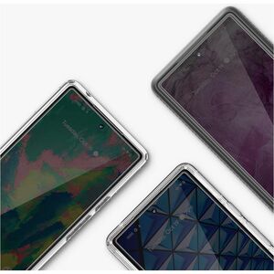 Spigen GLAS.tR Align Master 9H Tempered Glass Screen Protector for Pixel 8 - Black, Clear, Transparent - 2 Piece - For OLE