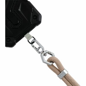 Urban Armor Gear Civilian Adjustable Lanyard - Carabiner Attachment - Dune - Woven, Polyester