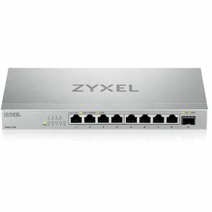 ZYXEL XMG-108 8 Ports Ethernet Switch - Gigabit Ethernet, 10 Gigabit Ethernet - 10/100/1000Base-T, 10GBase-X - 2 Layer Sup