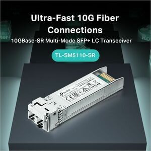 SFP+ TP-Link Omada SM5110-SR - Per Data networking, Rete ottica - Fibra ottica - Multimodale - 10 Gigabit Ethernet - 10GBa
