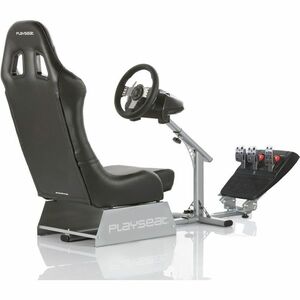 Playseats Evolution Gaming Chair - Vinyl, Leather, Steel - Black