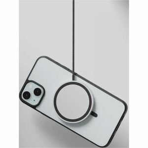 PEEL The Super Thin Bumper Case for iPhone 15 - For Apple iPhone 15 Smartphone - Black - Translucent, Matte - Drop Resista