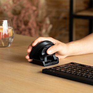 R-Go Twister Ambidextrous mouse Mouse - Bluetooth - USB Type A - Optical - 3 Button(s) - Black - Cable/Wireless - 10 m - 2