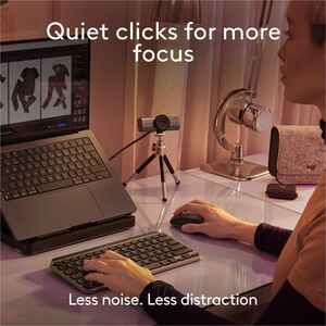 Logitech MX Anywhere 3S for Mac, Compact Wireless Bluetooth Mouse, 8K DPI Any-Surface Tracking, Quiet Clicks, USB C, Space