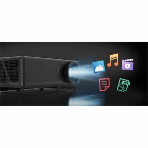 Optoma UHZ55 3D DLP-Projektor - 16:9 - Schwarz - Hoher Dynamikbereich (High Dynamic Range, HDR) - 2,500,000:1 Kontrastverh