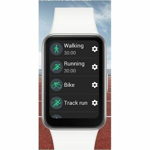 Samsung Galaxy Fit3 SM-R390 Smartwatch - Rechteckig Case Shape - 40 mm Case Height - Unisex - Silber, Weiß Body Color - We
