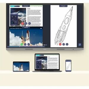 BenQ Board Essential RE7503A 1905 mm 4K UHD LCD Collaboration Display - Corteccia A73 + A53 - 8 GB - Infrarosso (IrDA) - T