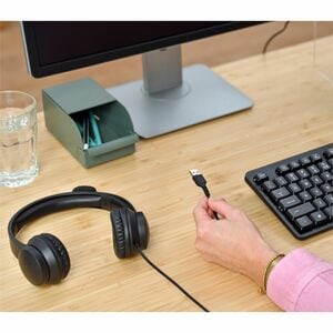 Trust Ayda Wired On-ear, Over-the-head Stereo Headset - Black - Binaural - Ear-cup - 20 Hz to 20 kHz - 180 cm Cable - USB