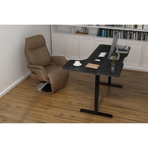 Digitus Table Base - Black Base - Height Adjustable - 1270 mm Height x 1700 mm Width x 680 mm Depth - 1 / Carton
