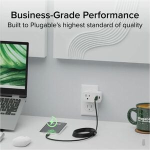 Plugable USB C to USB A Cable, USB 3.2 Gen 2 USB Cables, 3A (15W) Charging USB C Data Cable - 5Gbps for iPhone 15, iPad, S