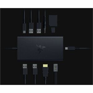 Station d'accueil Razer USB Type C pour Écouteurs, Haut-Parleur, Moniteur, Tablette, Notebook, Ordinateur de bureau, Lecte