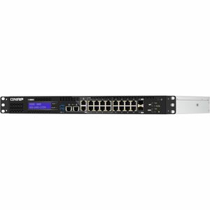 QNAP QGD QGD-1602-C3758-16G 16 Ports Manageable Ethernet Switch - Gigabit Ethernet, 2.5 Gigabit Ethernet, 5 Gigabit Ethern