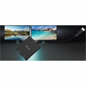 i-tec Videoadapter - 4096 x 2160 Supported - Schwarz