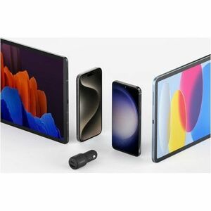 Belkin BoostCharge Auto Adapter - Universal Adapter - 1 USB - 1 USB Type-C - For iPhone, iPad Pro, iPad mini - 12 V DC Inp