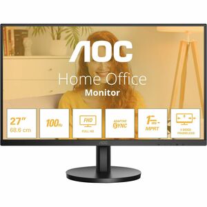 AOC 27B3HMA2 27 Zoll Class Full HD LED-Monitor - 16:9 Format - Schwarz - 68,6 cm (27 Zoll) Viewable - Vertical-Alignment-T