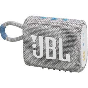 JBL Go 3 Eco Portable Bluetooth Speaker System - 4.2 W RMS - White - 110 Hz to 20 kHz - Battery Rechargeable - 1 Pack