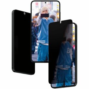 PanzerGlass Glass Privacy Screen Protector for Galaxy S24+ - For Widescreen AMOLED Smartphone - Smudge Resistant, Crush Re