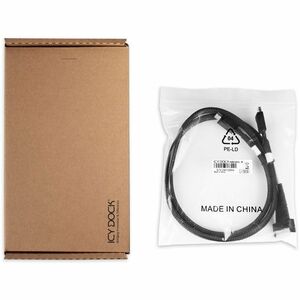 Icy Dock MCIO 8i SFF-TA-1016 to 2x Oculink 4i SFF-8611 Cable - 0.5M - 1.64 ft MCIO Data Transfer Cable for HBA/RAID Card, 