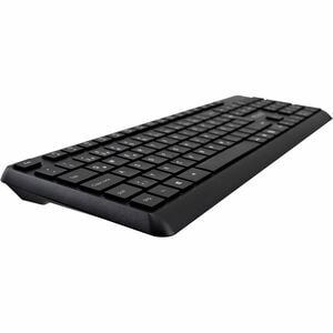 V7 CKW350DE Tastatur & Maus - Deutsch - Tastatur, Kabellos, Funk 2,40 GHz, Schwarz - Maus, Optische, Kabellos, Funk, 1600 