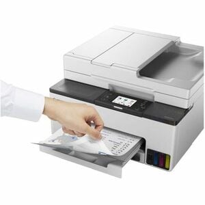 Canon MAXIFY GX2050 Wired & Wireless Inkjet Multifunction Printer - Colour - Black, White - Copier/Fax/Printer/Scanner - 6