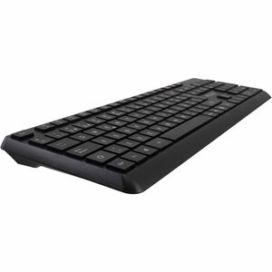 V7 CKW350ES Keyboard & Mouse - Spanish - Wireless RF 2.40 GHz Keyboard - 107 Key - Keyboard/Keypad Color: Black - Wireless