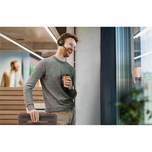 Yealink BH70 Wireless Over-the-head Stereo Headset - Black - Microsoft Teams Certification - Binaural - Supra-aural - 5000